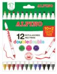 Alpino Carioca cu 2 capete, 12 culori/set, ALPINO Color Experience (MS-AR001142)