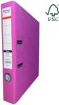 Optima - Clasic & Premium Biblioraft A4, plastifiat PP/paper, margine metalica, 50 mm, Optima Classic - rose (OP-50045017)