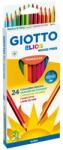 GIOTTO Creioane colorate, cutie carton, 24 culori/cutie, GIOTTO Elios (GT-000275900)