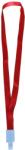 Kejea Lanyard textil, 15mm latime, spring clip, KEJEA - rosu (KJ-K-1528-RE) - forit