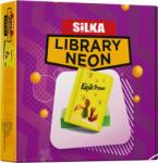 Silka Cutie cu radiere pt creion, nu lasa reziduuri, 36buc/cutie, SILKA Library Neon - design carti de cit (SK-502041)
