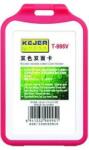 Kejea Suport PP tip flip, pentru carduri, 54x85mm, vertical, 5 buc/set, KEJEA - rosu (KJ-T-994V-RE)