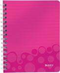 Leitz Caiet de birou A5, Leitz WOW Get Organized, A5, dictando - roz metalizat (L-46390023) - forit