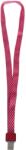 Kejea Lanyard textil, 15mm latime, clip metal, KEJEA - rosu (KJ-K-1534-HT-RE) - forit