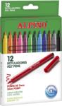 Alpino Carioca lavabila, 12 culori/cutie, ALPINO Standard - culori clasice (MS-AR001002N) - forit