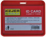Kejea Buzunar PVC, pentru ID carduri, 105x74mm, orizontal, 5 buc/set, KEJEA - rosu (KJ-T-555H-RE)