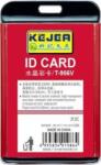 Kejea Buzunar PVC, pentru ID carduri, 85x54mm, orizontal, 5 buc/set, KEJEA - rosu (KJ-T-554H-RE)