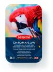 Derwent Creioane colorate Derwent Professional Chromaflow, cutie metalica, 36 buc/set (DW-2306012)