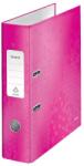 Leitz Biblioraft LEITZ 180 WOW, carton laminat, partial reciclat, FSC, A4, 80 mm, roz (L-10050023)