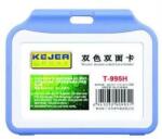 Kejea Suport PP tip flip, pentru carduri, 66x97mm, vertical, 5 buc/set, KEJEA - albastru (KJ-T-995V-BL)