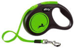 flexi New Classic S Leash Tape 5 m până la 15 kg verde neon