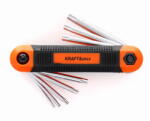 Kraft & Dele 8 részes összecsukható TORX imbuszkulcs készlet 60393 (KD11935)