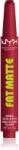 NYX Cosmetics Fat Matte balsam de buze cu efect matifiant Plushin' Plum 2 g