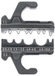 KNIPEX Krimpelő profil szigeteletlen terminálokhoz + homlokillesztőkhöz KNIPEX 08599 (97 39 13)
