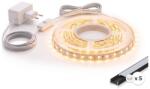 SmartLED SET 1x bandă LED MYLIVING LIGHTSTRIP LED/22W/230V 5m + 5x profil încastrat 1 m (SD0029A)