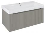 Sapho NELIO STRIP mosdótartó szekrény, 2 fiókkal, 96, 5x44x49cm, agila (NL100-4343S)