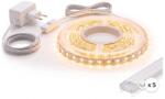 SmartLED SET 1x bandă LED MYLIVING LIGHTSTRIP LED/22W/230V 5 m + 5x profil încastrat de 1 m (SD0103A)
