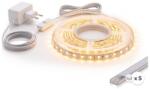 SmartLED SET 1x bandă LED MYLIVING LIGHTSTRIP LED/22W/230V 5m + 5x profil încastrat 1 m (SD0028A)