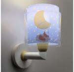 Dalber 76639 - Lampă de perete pentru copii MOON DREAMS, 1xE27/15W/230V, albastră (PI685)