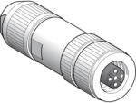TE Sensors Anya csatlakozó, M12 XZCC12FDB50R Telemecanique (XZCC12FDB50R)