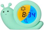 Alecto Ceas desteptator pentru copii Alecto BC110GN Simon, 3-in-1, design melc, noapte luminoasa (8369127)