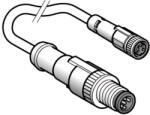 TE Sensors 1m-es hosszabbító kábel dugaszolható csatlakozókkal XZCR1509040H1 Telemecanique (XZCR1509040H1)