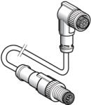 TE Sensors 1m-es hosszabbító kábel dugaszolható csatlakozókkal XZCR1512064D1 Telemecanique (XZCR1512064D1)