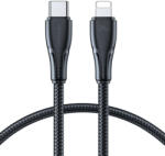 JOYROOM USB C - Lightning 20W Surpass Series kábel gyorstöltéshez és adatátvitelhez 1, 2 m fekete (S-CL020A11) (JYR677)