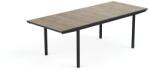 Keter 270946 Porto Nova Extendable 160-240 műanyag kerti asztal - kőrisfa/grafit