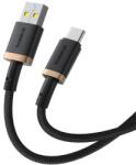 Baseus Dura USB Type A to Type C 60 W fast charging cable 2 m Black, Gold