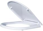 Pepita Colac WC Pepita cu capac cu închidere lentă și detașare rapidă 44x36cm - Alb (LPU-004)