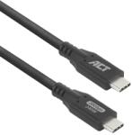 ACT Cablu ACT USB-C la USB-C, 0, 5 m, negru (AC7420)