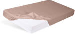 BabyMatex Jersey gumis lepedő 60x120cm világosbarna, dió