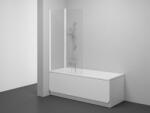 RAVAK CVS2 100 cm balos kádparaván Transparent üveggel, matt fehér 7QLA0E00Z1 (7QLA0E00Z1)