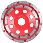 Strend Pro Premium Gyémánt csiszolókorong, Strend Pro Premium CGW22, piros, 125 x 22, 23 mm, maximum 10 200 fordulat/perc, duplasoros, betonhoz és kőhöz, nedves és száraz csiszoláshoz (TC2230105)