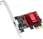  Ethernet Adapter Cudy PE10, PCIe, 10 Mbps/ 100 Mbps/ 1 Gbps/ 2.5 Gbps (CUDY-PCI-PE25)