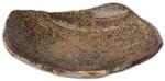 MIJ Farfurie pentru cină TERRA 22 x 18 cm, maro, ceramică, MIJ (MIJC1122) Tava