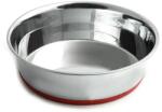 4DOG Castron antiderapant cu baza rosie 4Dog 0, 9 L - 17 cm