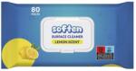 SOFTEN Nedves törlőkendő SOFTEN citrom 80 darabos (SFT-LEMON-80) - vectraline