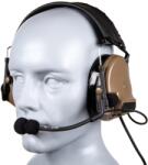 Tac-Sky Comtac III Headset Silicone Earmuffs aktív hallásvédő - Flat Dark Earth (2802549)