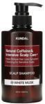 KUNDAL Natural Caffeine & Intensive Scalp Care Shampoo - White Musk - Șampon împotriva Căderii Părului 500ml