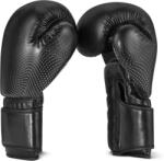 Amazon Basics műbőr boxkesztyű uniszex, edzés, sparring, MMA, Muay Thai - fekete - 16 oz