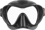 CRESSI F1 Frameless Tauchmaske Keret Nélküli Búvármaszk Ezüst Fekete Párásodásmentes Üveglencse Szilikon Perem Snorkel Szett Búvárkodáshoz S (F1)