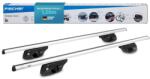 Fischer Topline L Relingträger Alumínium Tetőcsomagtartó Alap 120 cm, 90 kg Teherbírás, Ezüst, Zárral, TÜV/GS Minősített