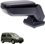 Rati Armster S Kartámasz VW Caddy 2004-2020 Modellekhez - Fekete Vegán Bőr, Utólag Beszerelhető Középkonzol Tárolórekesszel