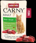 Animonda Carny Adult (marha, strucc) alutasakos - Felnőtt macskák részére (85g) (600-83080)