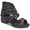 Airstep / A. S. 98 Magas sarkú szandálok KENYA Fekete 40