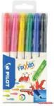 Pilot Filctoll készlet, 0, 39-0, 7 mm, törölhető, PILOT "Frixion Colors", 6 különböző szín (COR_PFCOF6V)