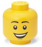LEGO Doboz LEGO fej, kicsi, Happy Boy tárolódoboz 160 x 185 x 160 mm (40310802)