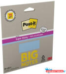 3M POSTIT Öntapadó jegyzettömb, 152x152 mm, 30 lap, 3M POSTIT "Super Sticky", kék (COR_LPBN6BLU)